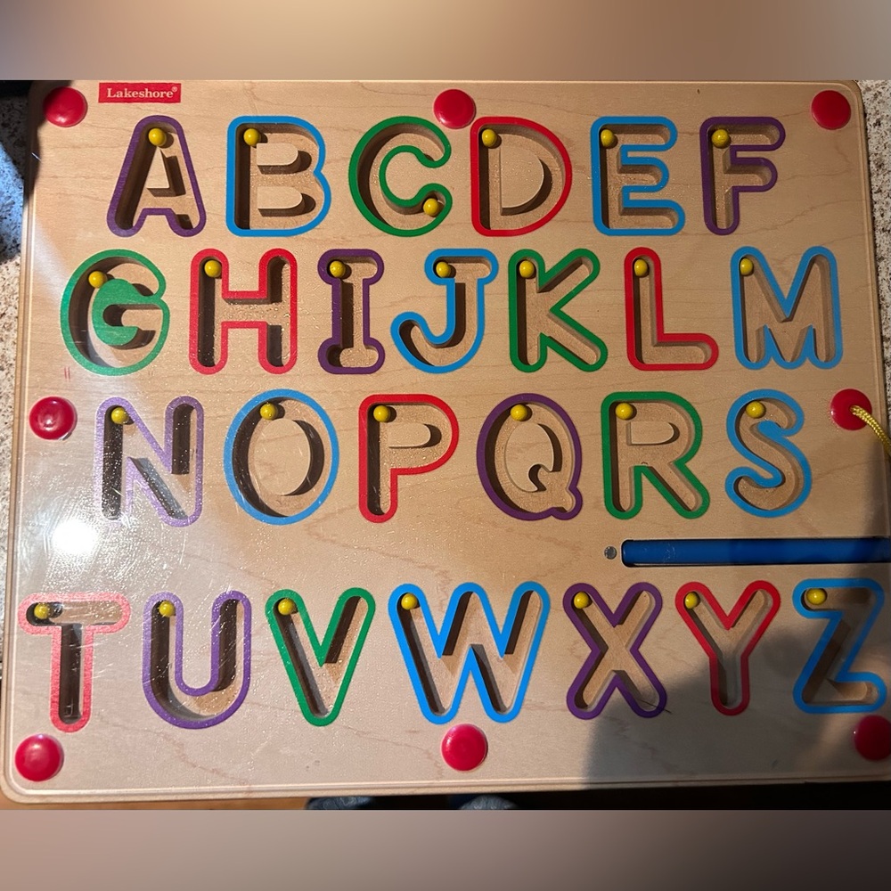Lakeshore ABC tracing toy